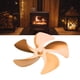 thumbnail image 1 of Aspa de Ventilador de Estufa de aleación de Aluminio Mejora la Circulación de Aire Caliente 5 Aspas para Accesorios de Ventilador de Chimenea ANGGREK  Otros, 1 of 8