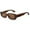 Brown, variant on ibiyuan Womens Sunglasses 90's Fashion Rectangle Sunglasses For Women Black Tortoise Frame Retro Sun Glasses