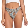 thumbnail image 1 of Fotbe Funny Chicken Tanga Sin Costuras para Mujer con Estampado – Panties Invisibles, Transpirables y Cómodos para Uso Diario-Small, 1 of 6