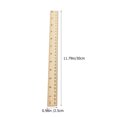 thumbnail image 2 of Miangastore 20pcs Household Wood Rulers Multi-function Straight Rulers Painting Straight Rulers Wooden Rulers, 2 of 8