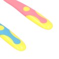thumbnail image 3 of Utensilios para bebés ANGGREK cucharas tenedores 2 juegos de silicona con estuche de transporte, 3 of 8