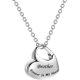 thumbnail image 1 of Collar de urna de cremación para cenizas, joyería de urna, Forever in My Heart tallado de acero inoxidable, recuerdo impermeable, 1 of 5