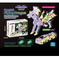 thumbnail image 1 of Unicorn Transformer : Magic Transformation Super Combination Car Toy 2 In 1 Kids Magnetic Collision Transforming Car Diy Toy, 1 of 5