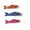 Red Pink Blue 55cm, variant on DOLITY 3x Japanese Windsock Carp Flag Koi Nobori Sail Wind Streamer Home Party Red Pink Black 100cm