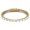 Yellow, variant on 14 Carat Moissanite Diamond E Color VS1 Clarity Brilliant Cut 925 Sterling Silver Rose Gold Plated Solitaire Tennis Bracelet