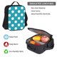 thumbnail image 5 of Balery Sky Blue And White Polka Dot Mochila Escolar 3 en 1 para Niños - Mochila Resistente con Lonchera Térmica y Estuche - Mochila Escolar para Niños y Niñas, 5 of 7