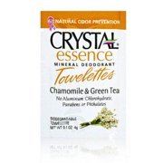 Crystal Body Deodorant Towelettes 4g/0.1oz - Chamomile & Green Tea