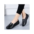 thumbnail image 4 of Gomelly Black Flats Shoes Women Slip On Loafers Casual Dress Shoes Wide Width Non Slip Black US 7, 4 of 8