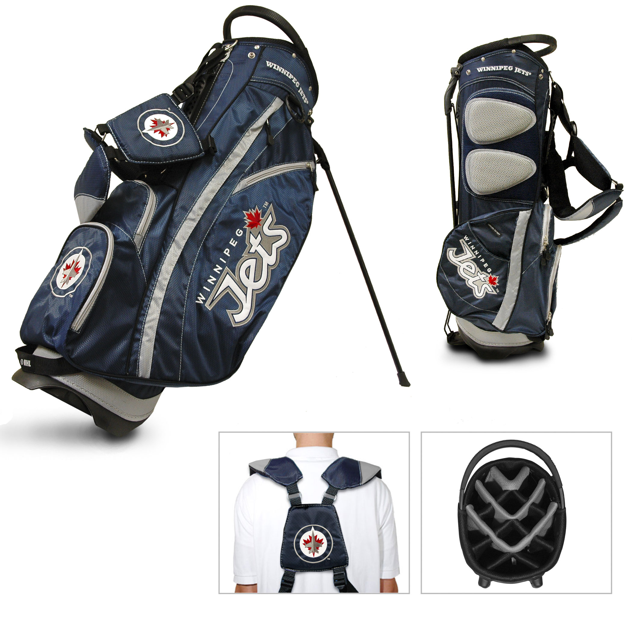 Team Golf NHL Winnipeg Jets Fairway Golf Stand Bag