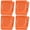 orange, variant on Magnetic Clips, 2.2 Inch Magnetic Clip, Lock Accessories, Office Supplies, Magnet Clips for Refrigerator, Whiteboard, Home (Black, 4 Pack)