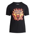 thumbnail image 5 of Netflix Stranger Things Men's and Big Men's Hellfire Club Graphic Tee Shirt, Sizes S-3XL, 5 of 5