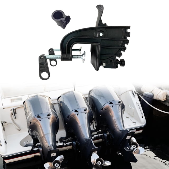 DYNWAVECA Electric Trolling Motor Stents Supplies 12V Easy Installation Professional for Inflatable Boat Kayak Boat Motor Bracket Sturdy with Adjustment