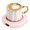 pink, variant on Coffee Mug Warmer with 4 Temperature Settings & Auto Shut Off, Electric Smart Cup Warmer for Desk, 8H Timer Beverage Heater for Coffee, Tea, Water, Milk (Black)