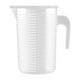 thumbnail image 4 of Taza medidora con escala, transparente y resistente, para agua caliente y fría, ideal para restaurantes y hogares. 2000ML, 4 of 9
