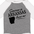 thumbnail image 4 of Inktastic Someone in Arkansas Loves Me Boys or Girls Long Sleeve Baby Bodysuit, 4 of 5