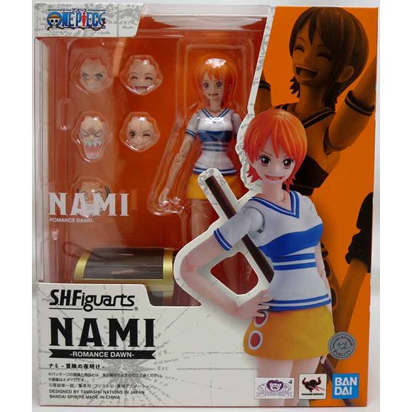 One Piece Figurine Articulée de 6 Pouces S.H. Figuarts - Nami Romance Dawn