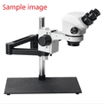 thumbnail image 2 of Hayear Heavy Duty Boom Metal Table Stand, 76mm Holder Universal Large Tripod for Industrial Stereo Microsocpe Soldering PCB Repair,Black,Only one Stand, 2 of 6