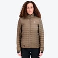 thumbnail image 4 of Mobile Warming Backcountry Heated Jacket for Women, PrimaLoft Insulated, 3 Heat Zones, Bluetooth, USB-C Battery, Morel, XL, 4 of 5