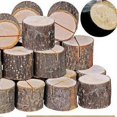 thumbnail image 1 of 20 piezas titular de la tarjeta de lugar de madera mesa de boda foto nombre Stand_a ShuxiuWang 8390612906091, 1 of 1