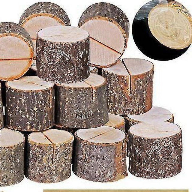 20 piezas titular de la tarjeta de lugar de madera mesa de boda foto nombre Stand_a ShuxiuWang 8390612906091