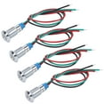 thumbnail image 4 of Indicator Light, LED Signal Light Dustproof  For Cnc Machine Tools For Access Control Switches For Car Modification For Computer Modification Rouge + Vert, 4 of 8