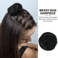 thumbnail image 3 of EeaseMX Cañador de cabello de moño falso Bun Claw Chignon Caballero de cabello rizado Buns Buns, 3 of 8