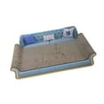 thumbnail image 3 of Rascador para gatos, sofá cama, tablero rascador para gatos, juguete para sofá, papel corrugado, para el hogar Azul cielo, 3 of 8