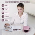 thumbnail image 3 of CINCOM Cordless Hand Massager with Heat and Compression for Arthritis and Carpal Tunnel, Rose, 3 of 10