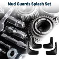 thumbnail image 2 of Unique Bargains Mud Flaps Splash Guards for Volkswagen Golf 6 2009-2013 W/Mount Accessories Mud Guards Front and Rear 1 Set, 2 of 6