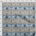 thumbnail image 3 of oneOone Cotton Flex Fabric Stripe|Bird & Monkey Ikat Print Sewing Fabric BTY 40 Inch Wide, 3 of 4