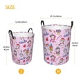 thumbnail image 2 of Lsque Christmas Unicorns pattern Laundry Hamper Basket, Tall Woven Rope Hamper Basket for Clothes, Lightweight Storage Basket, Collapsible Waterproof-Small, 2 of 8