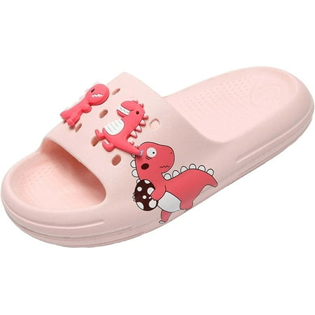 

Slide Sandals for Boys and Girls Anti-Slip Pillow Slippers Ultra Light Home Slippers Shower Summer Sandals Water Shoes (Little Kid/Big Kid)
