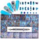 thumbnail image 1 of 21 rejillas mixtas 3D para decoración de uñas, diamantes de imitación, gemas, cuentas, accesorios para decoración de uñas DIY Estilo 5, 1 of 4