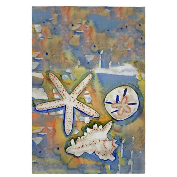 Betsy Drake GT603 Beach Treasures Guest Towel - 20 x 20 in.