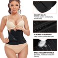 thumbnail image 4 of Eleady Postpartum Waist Trainer Maternity Belly Band Wrap for Pregnancy C Section Recovery Support Belt Tummy Control Body Shaper Girdle for Women(Black Small), 4 of 7