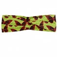 thumbnail image 1 of Butterfly Headband, Continuous Dotted Ornamental Moths on Irregular Spots, Elastic and Soft Women's Bandana for Sports and Everyday Use, Grey Red Coconut, by Ambesonne, 1 of 3
