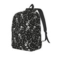 thumbnail image 1 of Fotbe Retro Skeleton Dancing On Halloween Party Mochila de Lona con Estampado, Mochila Duradera, Mochila Versátil de Alta Calidad, Mochila Compacta Vintage-Small, 1 of 5