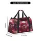 thumbnail image 3 of Fotbe Surreal Pink Headphones Bolsa de Viaje con Estampado, Bolsa de Fin de Semana para Mujer con Compartimento para Zapatos, Bolsa de Gimnasio con Bolsillo Húmedo, 3 of 7