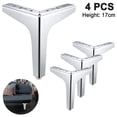 thumbnail image 1 of Paquete de 4 patas de sofá para muebles de metal, patas para muebles de estilo moderno oso de fresa  Hogar, 1 of 2