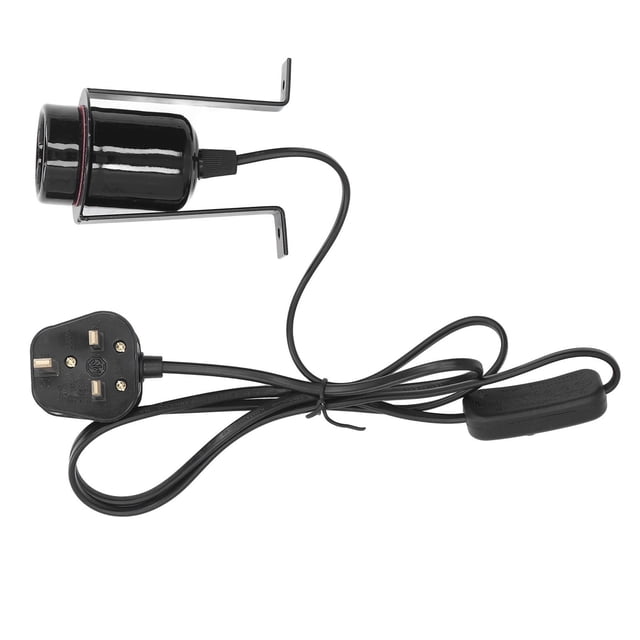 Zócalo De Bombilla Para Reptiles, Cable De Interruptor, Soporte Para Lámpara De Calor Para Reptiles, Carga Estándar Intuitiva De 300W Para Bombilla E27