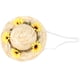 thumbnail image 4 of Sombrero de paja ajustable ANGGREK con flores para perros, 4 of 8