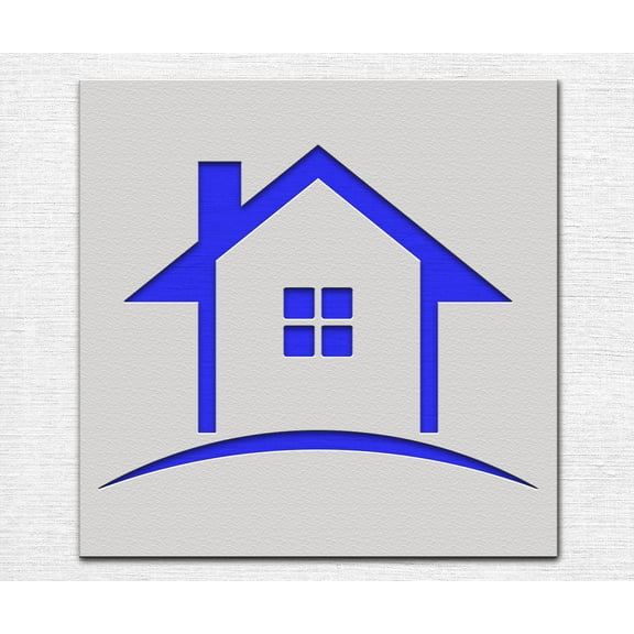 House Stencil - Art and Wall Stencil (6"x6")
