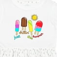 thumbnail image 4 of Inktastic Just Chillin This Summer Popsicles Girls Toddler Dress, 4 of 5