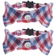 thumbnail image 1 of 2Pcs Small Pet Collar with Bell Lovely Cat Collar Adjustable Exquisite Kitten Neck Collar, 1 of 7