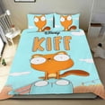 thumbnail image 1 of Kiff Conjunto de sábanas temático, trío de piezas, cómodo y amigable con la piel, diseño único, regalo de decoración para el hogar para familiares, amigos y fans,140cm *210cm, 1 of 6