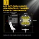 thumbnail image 2 of Faros De Lupa Focos 44 Led Spot Luz Ámbar 80w Para Auto Moto, 2 of 8