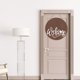 thumbnail image 5 of Placa de puerta de bienvenida de PVC con lazo de celosía que cuelga en la pared de muebles para el hogar Wmkox8yii gf10664, 5 of 7