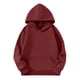 thumbnail image 5 of Sudadera deportiva informal de manga larga de color liso para niños, blusa de poliéster con capucha y mangas largas con insertos en los hombros., 5 of 6