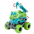 thumbnail image 2 of Esaierr Kids Baby Dinosaur Deformation Car Toys Excavator Collision Bounce Boys Toys Toddlers Inertia Engineering Vehicle Deformation Dinosaur Toy Car, 2 of 7