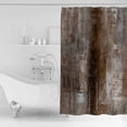 thumbnail image 3 of Shower Curtain Vintage Brown Mottled Texture Waterproof Shower Curtain Set with Hooks for Bathroom Showers,Stalls and Bathtubs,54x78In Abstract Graffiti Art, 3 of 8